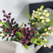 15.7 Inch Artificial Berry Stems, 10 Pcs Berry Spray Bouquet Filler for Fall Wedding Home Party Christmas Decoration