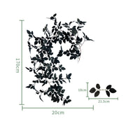 67 Inch Black Artificial Rose Leaf Vine Hanging Rattan Decor Bulk Quantity