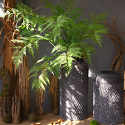 Extra Large Artificial Boston Fern Plant, Long Stem, Bulk Wholesale for Tall Vases