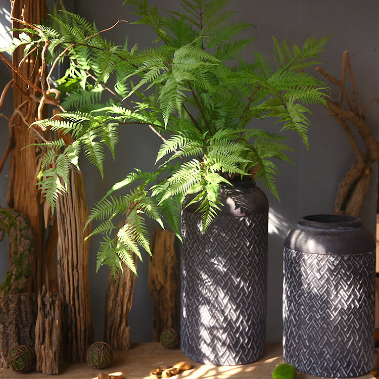 Extra Large Artificial Boston Fern Plant, Long Stem, Bulk Wholesale for Tall Vases