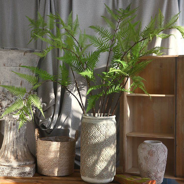 Extra Large Artificial Boston Fern Plant, Long Stem, Bulk Wholesale for Tall Vases
