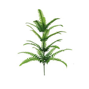 Large Artificial Palm Plant Leaves 10 Pcs 18 Inch Green Tropical Silk Foliage for Outdoor and Indoor Decor