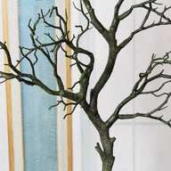 Artificial Branches Plastic 5-Fork Dry Twigs for Home Hotel Living Room Decor, Coral Landscape, 37 Inch Long