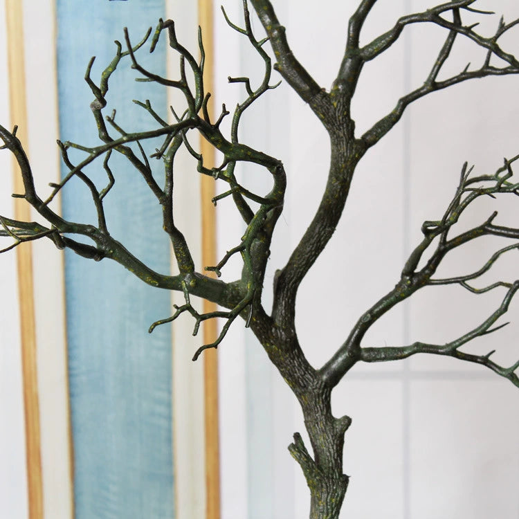 Artificial Branches Plastic 5-Fork Dry Twigs for Home Hotel Living Room Decor, Coral Landscape, 37 Inch Long