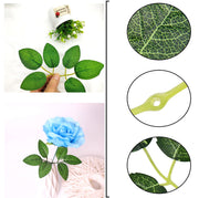 40 Pcs Artificial Rose Leaves Greenery for DIY Wedding Bouquets Centerpieces Floral Arrangements