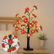 24 Inch Artificial Lighted Flower Tree with Table Lights, Bulk Quantity