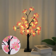 24 Inch Artificial Lighted Flower Tree with Table Lights, Bulk Quantity