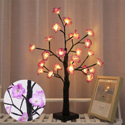 24 Inch Artificial Lighted Flower Tree with Table Lights, Bulk Quantity