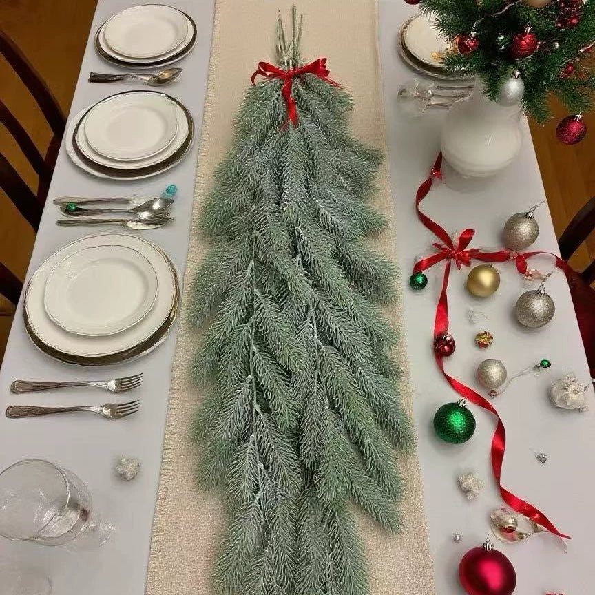 Artificial Christmas Pine Garland, 40.55 Inches Long Faux Pine Branches for Holiday Decor