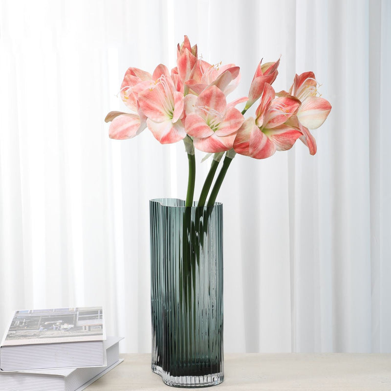 22 Inch Clivia Miniata Natal Lily Silk Flower Stem Bulk Wholesale