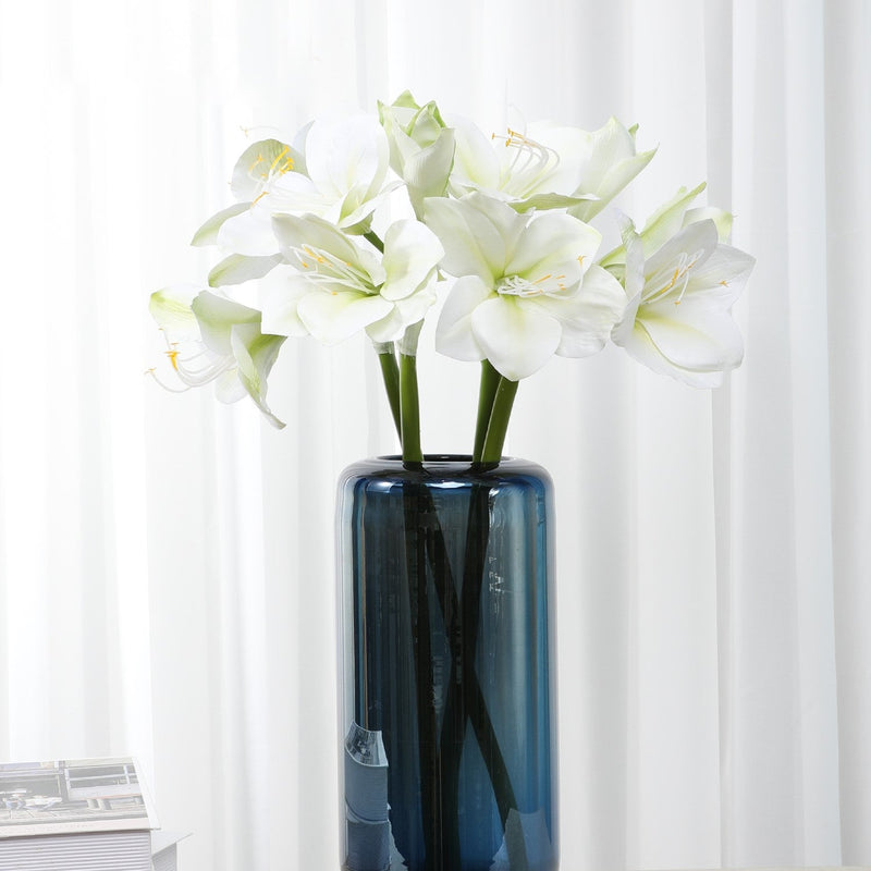 22 Inch Clivia Miniata Natal Lily Silk Flower Stem Bulk Wholesale