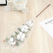23 Inch Artificial Cotton and Eucalyptus Mixed Stems Bulk Quantity