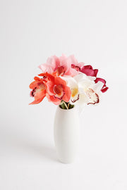 10 Inch Cymbidium Artificial Flowers 10 Pcs Real Touch Stems Bulk Wholesale
