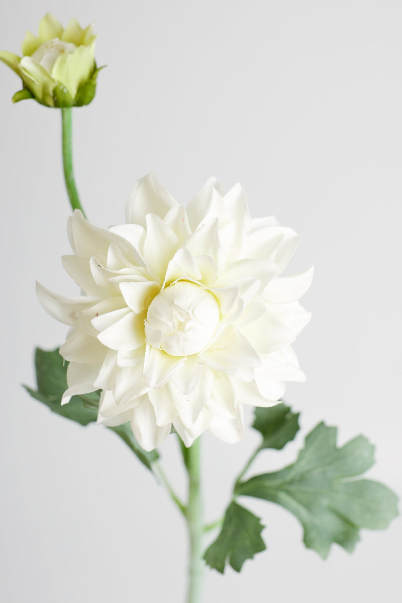 21 Inch Dahlia Stem Branch Artificial Silk Flowers 10 Pcs Bulk Wholesale
