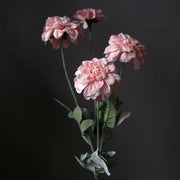 23 Inch Artificial Dahlia Stems 10 Pcs Fall Colors Silk Flowers for Arrangements