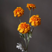 23 Inch Artificial Dahlia Stems 10 Pcs Fall Colors Silk Flowers for Arrangements