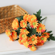 Artificial Daisy Flowers Bouquet 10 Pcs Bulk Faux Spring Silk Flower Bushes