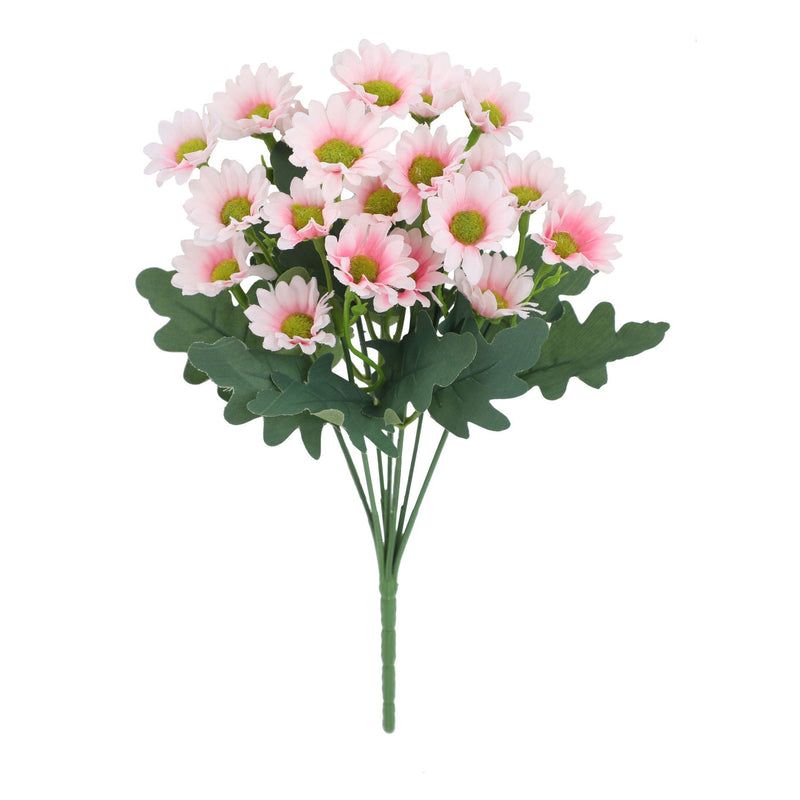 Artificial Daisy Flower Bush Bouquet 10 Pcs UV Resistant Fall Decor for Indoor Garden Window