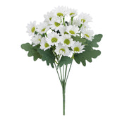 Artificial Daisy Flower Bush Bouquet 10 Pcs UV Resistant Fall Decor for Indoor Garden Window