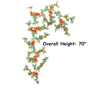 Artificial Daisy Garland Vine 6 Ft Silk Flowers Bulk Hanging Floral Decor for Wedding Garden Outdoor Ceremony