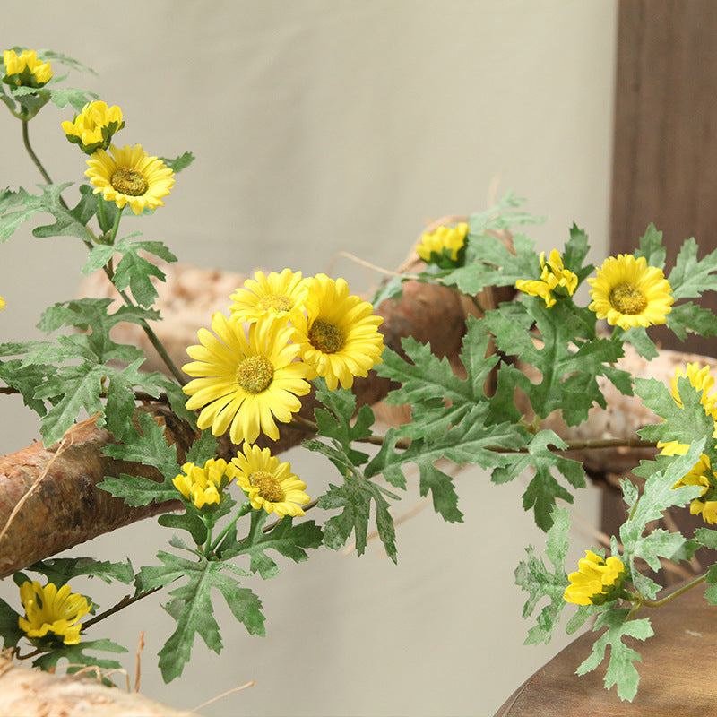 Artificial Daisy Garland Vine 6 Ft Silk Flowers Bulk Hanging Floral Decor for Wedding Garden Outdoor Ceremony