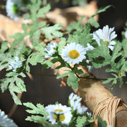 Artificial Daisy Garland Vine 6 Ft Silk Flowers Bulk Hanging Floral Decor for Wedding Garden Outdoor Ceremony