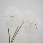29 Inch White Artificial Dandelion Flower Stem – 10 Pcs Bulk Silk Stems
