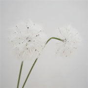 29 Inch White Artificial Dandelion Flower Stem – 10 Pcs Bulk Silk Stems