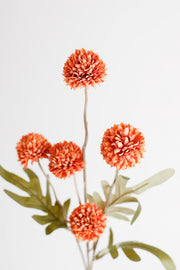 8 Colors Artificial Silk Pompon Mums 8 Pcs Bulk Chrysanthemums for DIY Bouquets