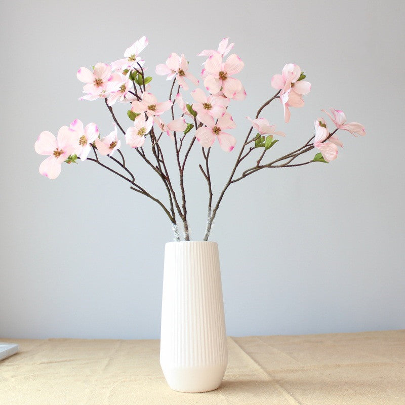 26 Inch Artificial Dogwood Stem Bulk Quantity Silk Flower Stems