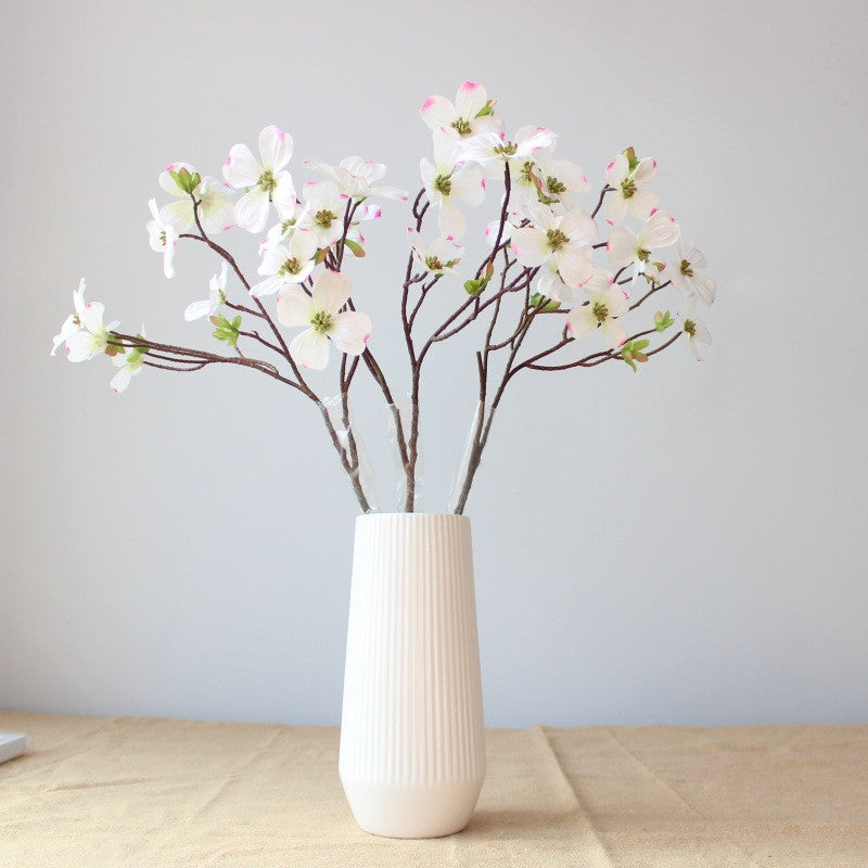 26 Inch Artificial Dogwood Stem Bulk Quantity Silk Flower Stems