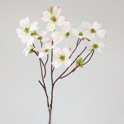 26 Inch Artificial Dogwood Stem Bulk Quantity Silk Flower Stems