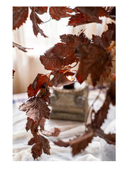 10 Pcs Artificial Fall Cimicifuga Branches with Withered Leaves Autumn Leaf Sprays