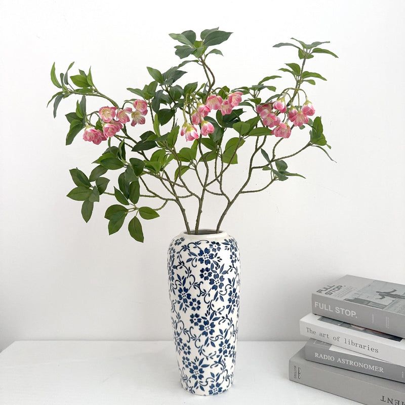 25.5 Inch Artificial Enkianthus Bell Flower Branch 1 Pc Silk Floral Arrangement Stem