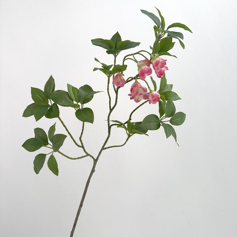 25.5 Inch Artificial Enkianthus Bell Flower Branch 1 Pc Silk Floral Arrangement Stem