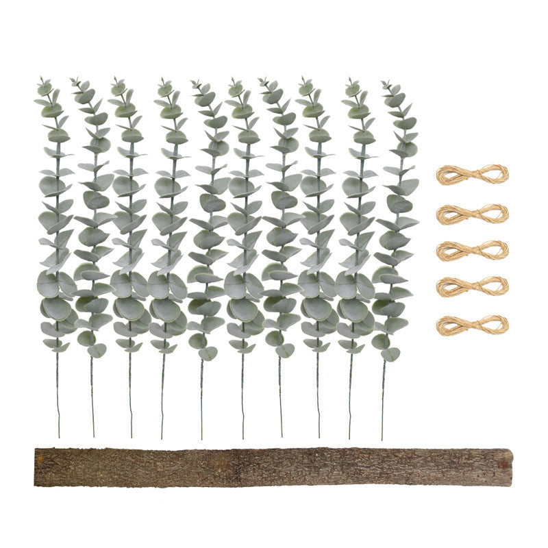 Artificial Eucalyptus Vine 6 Stems 5ft Greenery Wall Hanging Fake Silk Plant for Home Office Decor