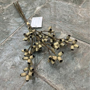 300 Pcs Artificial Eucalyptus Fruit Stems 14.5 Inch Autumn Colors Bulk Wholesale