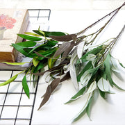 34 Inch Extra Large Willow Leaf Artificial Greenery Plants Bulk for Kitchen Countertop