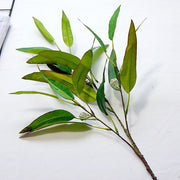34 Inch Extra Large Willow Leaf Artificial Greenery Plants Bulk for Kitchen Countertop