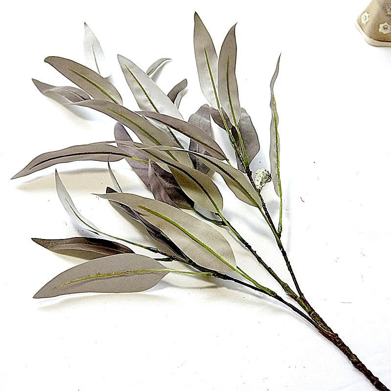 34 Inch Extra Large Willow Leaf Artificial Greenery Plants Bulk for Kitchen Countertop