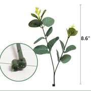 50 Pcs Artificial Eucalyptus Leaves Bulk for DIY Cake Decoration and Packaging