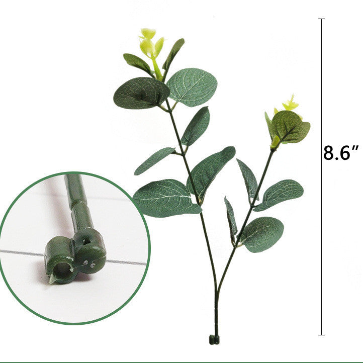 50 Pcs Artificial Eucalyptus Leaves Bulk for DIY Cake Decoration and Packaging