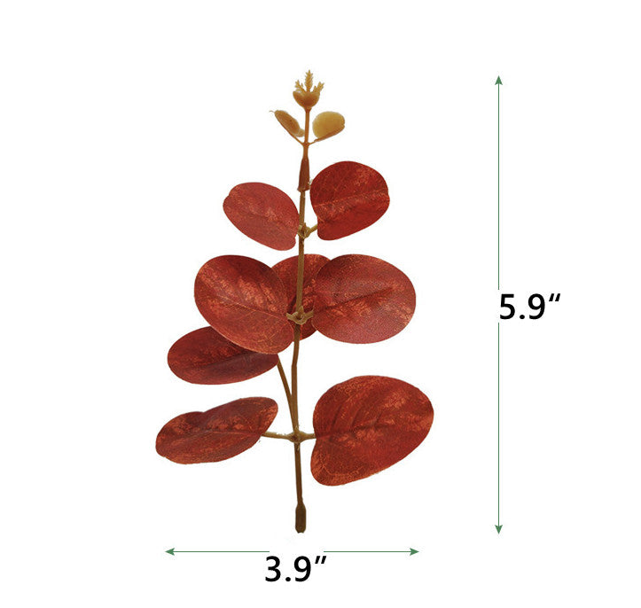 50 Pcs Artificial Eucalyptus Leaves Bulk for DIY Cake Decoration and Packaging