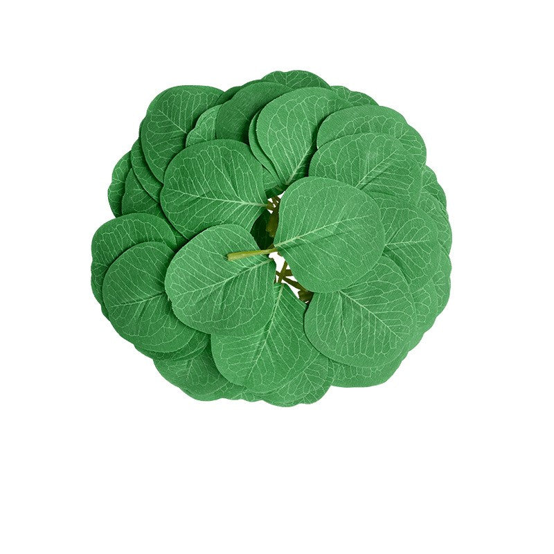50 Pcs Artificial Eucalyptus Leaves Bulk Fall Decor 14 Colors Silk Leaves