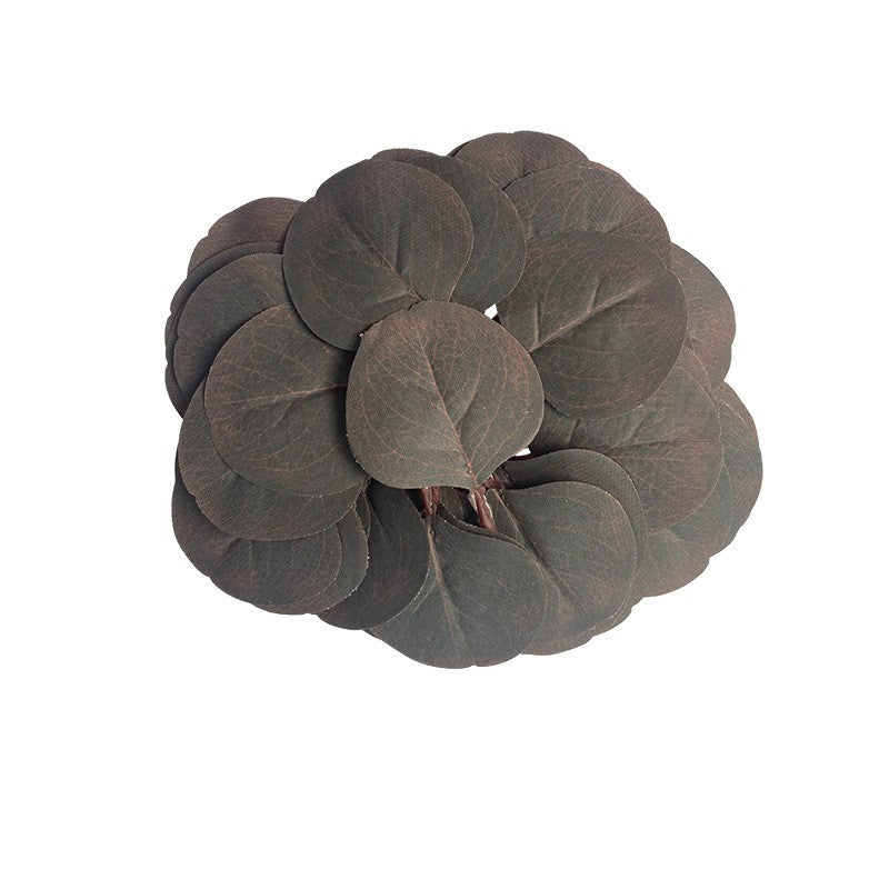 50 Pcs Artificial Eucalyptus Leaves Bulk Fall Decor 14 Colors Silk Leaves