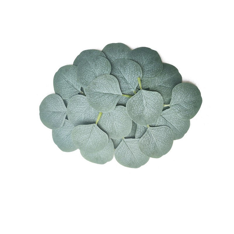 50 Pcs Artificial Eucalyptus Leaves Bulk Fall Decor 14 Colors Silk Leaves