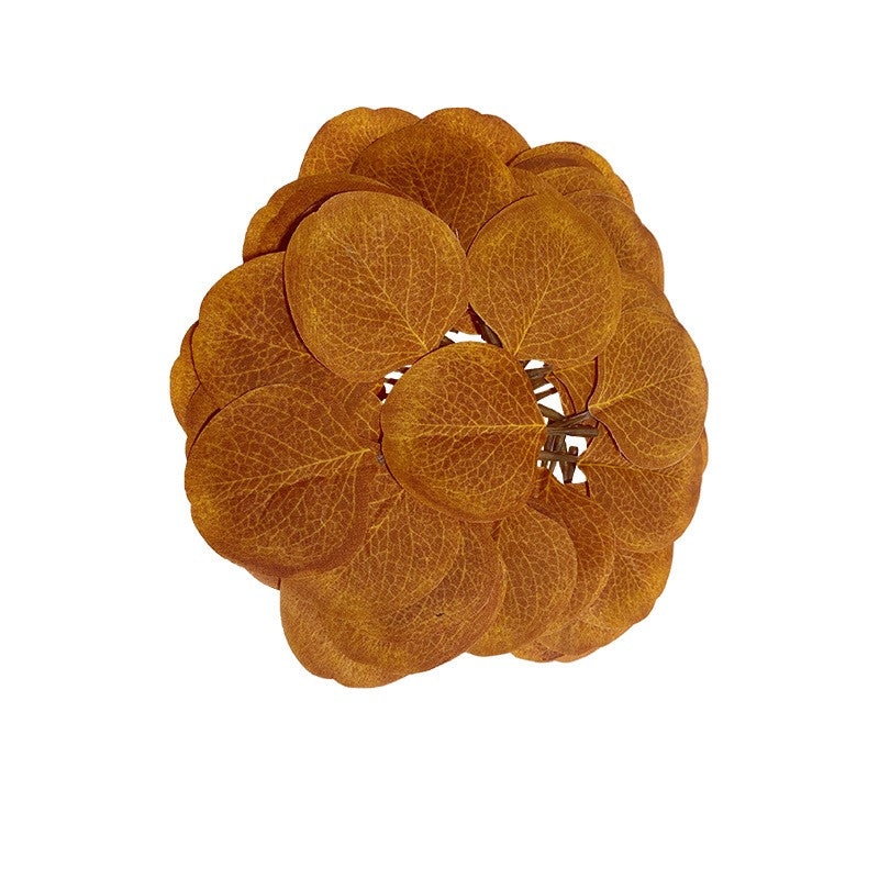 50 Pcs Artificial Eucalyptus Leaves Bulk Fall Decor 14 Colors Silk Leaves