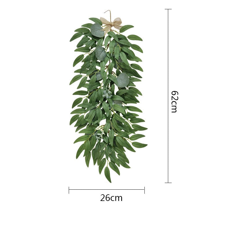 Artificial Eucalyptus Pendant Wisteria Leaf Hanging Greenery Plants Bulk Wholesale