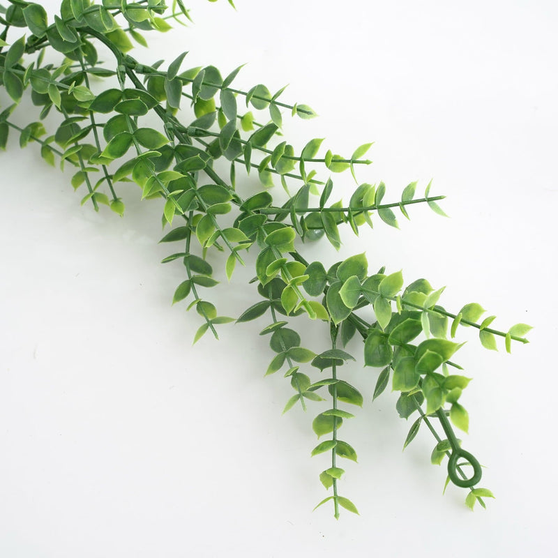 66 Inch Eucalyptus Rattan Boxwood Hanging Garland Greenery UV Protected Artificial Plant