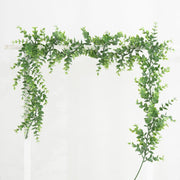 66 Inch Eucalyptus Rattan Boxwood Hanging Garland Greenery UV Protected Artificial Plant